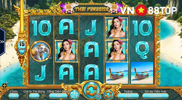 Thai Paradise - Đánh giá slot game mới ra mắt tại nhà cái Vn88
